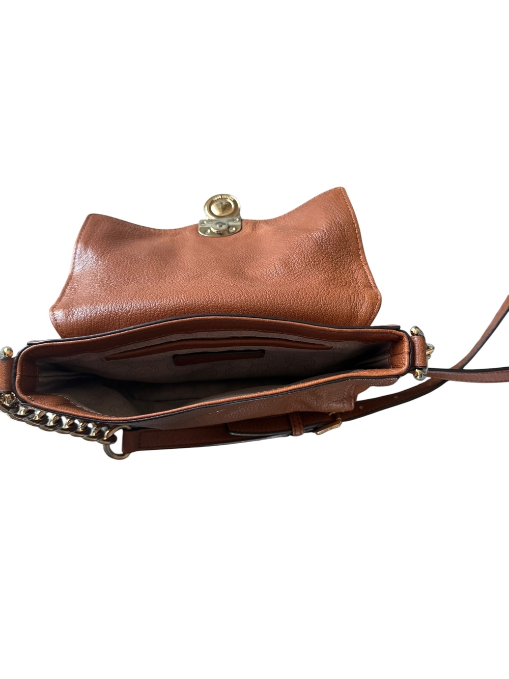 Michael Kors Hamilton East West Flap Crossbody Pebbled Leather - Picture 8 of 16